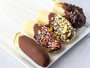 Bananes glacées enrobées de chocolat de qualité export, dessert surgelé sain fabriqué au Vietnam, fournisseur - Product Image 1