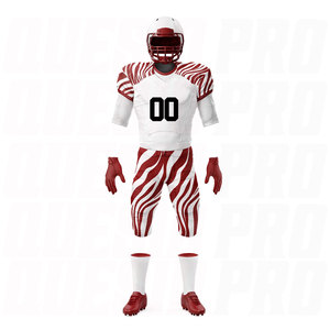 Jersey de Fútbol Americano Profesional de Alta Calidad para Adultos, Diseño de Equipo Sublimado en Dos Tonos, Uniforme de Fútbol de Alto Rendimiento Personalizado - Product Image 5