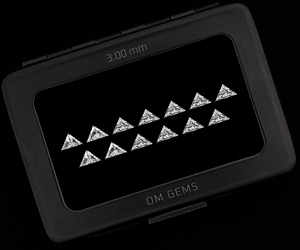Diamante de laboratorio de corte triangular de 3.0 mm, alta calidad, color EF, VVS, piedra suelta cultivada en laboratorio, proveedor de diamantes CVD para la fabricación de joyería. - Product Image 3