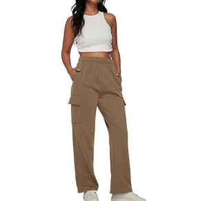Premium Manufacturer Custom Women Baggy <b>Jogger</b> Pants Trendy <b>Ladies</b> Trousers With Pockets Training Sweatpants for Women - Product Image 1