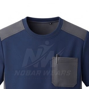 Medical Personnel <b>Scrub</b> <b>Tops</b> O-Neck Short Sleeve Work Uniform Suitable for Hospitals Clinics Nursing and Laboratory Departments - Product Image 5