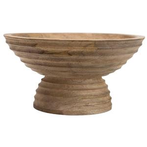 อ่างทรงถ้วยมีฐานไม้แบบมีร่องหลายชั้นสำหรับวางกลางโต๊ะ - Product Image 3