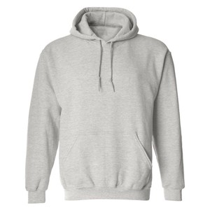 Smoke <b>Grey</b> Custom Puffer Printing Cotton <b>Plain</b> Pullover Men's Regular Fit Eco-Friendly Winter <b>Hoodies</b> Sweatshirts Manufacturers - Product Image 3