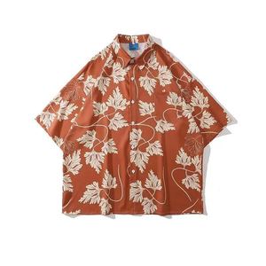 เสื้อยืดฮาวายลายอโลฮ่าสำหรับผู้ชาย คอลเลคชั่นฤดูร้อนปี 2026 ขายส่ง 10 แบบ ดีไซน์วินเทจ สวมใส่สบาย ระบายอากาศได้ดี แขนสั้น ติดกระดุมหน้า - Product Image 5