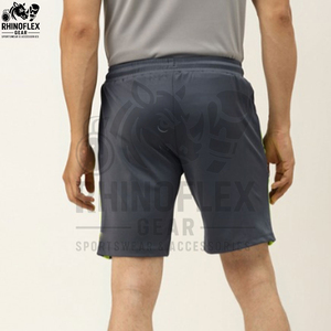 Pantalones Cortos Deportivos de Malla para Hombre, de Primera Calidad, Color Sólido, Transpirables, de Secado Rápido, Elásticos, Personalizables, Cómodos, con Bolsillos - Product Image 3