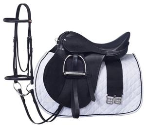 TI101OA035 Silla de Doma Inglesa Nueva de Cuero Genuino, Talla Personalizada, Juego de Arreos con Estructura de Madera y Herrajes de Acero Inoxidable para Equitación - Product Image 2