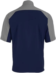 Veste de sport pour homme à fermeture éclair avant, manches courtes, réglable, pour baseball et softball, douce et confortable, idéale pour la cage de baseball - Product Image 4