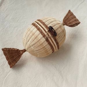 Vietnam Rattan Manufacturer – Handmade Candy Shaped Woven Basket for Kids Room, <b>Nursery</b> & Home <b>Decor</b> - Product Image 2