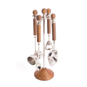 Ensemble de shaker à cocktails en acier inoxydable avec accessoires complets et finition résistante à la rouille - Product Image 6