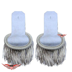 Epaulettes Azules Claros con Flecos, Estilo Napoleón Francés, Ecológicos, Adornos para Hombros, Diseño Personalizable - Product Image 1