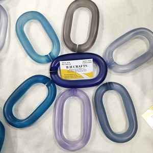 Grande Décoration Murale en Chaîne de Résine, Séparateur de Pièce, Accessoires de Rideau avec Motif Amour, Toutes les Couleurs Disponibles - Product Image 6