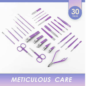 Personal Nail Care Professional Stainless Steel Eco-Friendly Manicure Pedicure Set with Private Label - Product Image 3