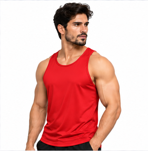 High Quality <b>Mens</b> Tank Top Fitness Bodybuilding Sleeveless <b>Stringer</b> Gym <b>Vest</b> Quick Dry Breathable Sportswear Custom Logo OEM ODM - Product Image 6