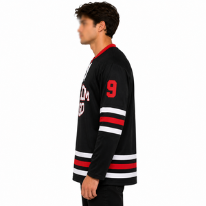 Neuestes Design Erwachsenen Sommer Eishockey Trikot 100% Polyester Atmungsaktiv Schnelltrocknend Sportbekleidung Großhandel Günstiger Preis - Product Image 4