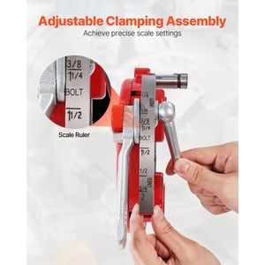 Testa di filettatura rapida in acciaio per filettatura a destra da 1/8'' a 2'', testa di filettatura auto-lubrificante da 1/4'' a 2'' - Product Image 6