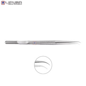 Micro-pince de 8 mm à manche rond, instrument chirurgical ophtalmique en acier inoxydable, instruments médicaux de précision pour la chirurgie oculaire - Product Image 2