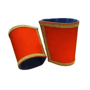 Al por mayor: Par de puños masónicos y par de guantes, tela de delantal bordada a mano con parche de bordado masónico - Product Image 2