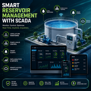 Système de surveillance SCADA du niveau des réservoirs de liquides industriels avec alarme et contrôle à distance |   OEM - Product Image 1