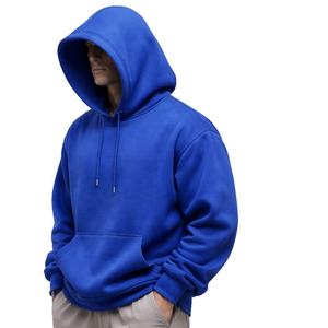 Sweat à capuche oversize en molleton 100% coton, coupe ample, avec capuche extra profonde, coupe-vent, style streetwear, fabricant de marque privée - Product Image 1