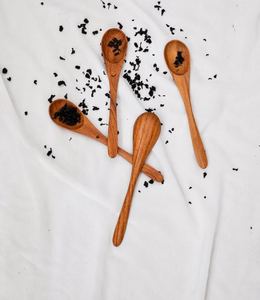 Cuillères en bois Doussie faites à la main : Ensemble d'ustensiles de cuisine naturels, cuillères en bois écologiques faites à la main, ustensiles de cuisine assortis - Product Image 1