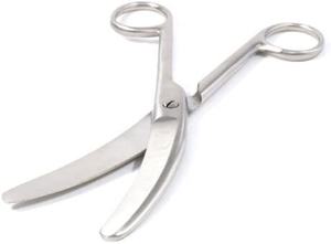 Ciseaux pour pansements médicaux à logo personnalisé Ciseaux pour pansements chirurgicaux à lame incurvée en acier inoxydable Ciseaux pour tissus à usage domestique manuel quantité minimale de commande - Product Image 4