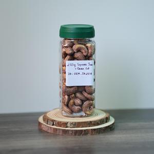 250g Square Jar Green Lid Premium Organic from Vietnam Factory Roasted Cashew <b>Nuts</b> Custom Grade OEM Available Best Price - Product Image 2