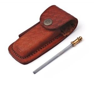 Couteaux pliants Damas faits à la main avec manche décoratif, lame en acier à motif tranchant, design compact pour la poche, idéal pour la chasse en extérieur - Product Image 2