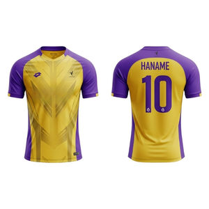 Camiseta de Fútbol Americano Personalizada al por Mayor, 100% Poliéster, Transpirable, Elástica, Sublimada, Camiseta de Fútbol Personalizada - Product Image 4
