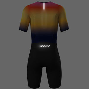 Combinaison de triathlon sur mesure OEM, grande taille, vêtements de cyclisme respirants pour la course en équipe, tenue personnalisée - Product Image 6