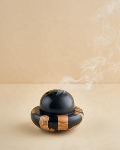Quemador de incienso de resina premium y madera de acacia, soporte aromático hecho a mano, decoración para el hogar, regalo para aromatizar el hogar. - Product Image 6