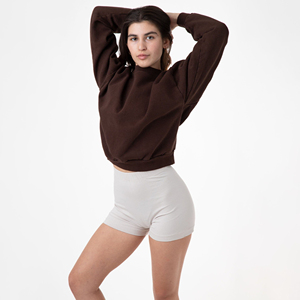 Shorts de Yoga de Cintura Alta para Mujer, Compresión Sólida, Control de Abdomen, Spandex/Nylon Ecológico, Cinturón Impermeable, Marca OEM - Product Image 2