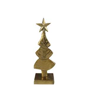Elegante Árbol de Navidad Vertical de Metal, Escultura Artesanal, Diseño Moderno, Ecológico, Forma Personalizada, Centro de Mesa para Bodas - Product Image 1