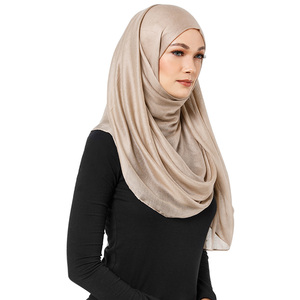 Élégant foulard hijab pour femme, doux et confortable, couvre-chef musulman léger et respirant, châle de mode modeste pour le quotidien - Product Image 3