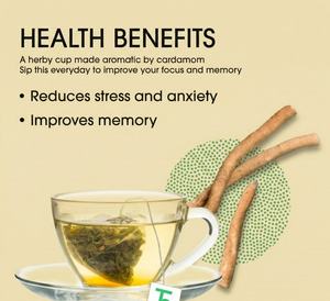 ชาสลิมมิ่งรากของอินเดียทรงหลวมสารสกัดจากต้นแอชวาจีนสำหรับฤดูหนาว - Product Image 4