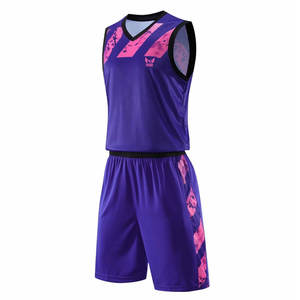 Uniforme de Baloncesto Ligero de Estilo Único, Color Sólido, Impresión Personalizada - Product Image 1