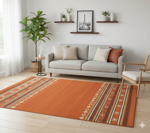 Alfombras Gabbeh modernas de algodón de alta calidad personalizadas, alfombra de pelo grueso tejida a mano al por mayor, alfombra anudada a mano para sala de estar - Product Image 1