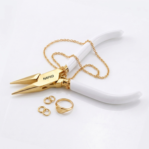Pince à bec effilé de qualité supérieure pour bijoux, outil de pliage de fil, poignée en PVC, personnalisable avec logo, OEM disponible, outils fournis directement par l'usine - Product Image 2