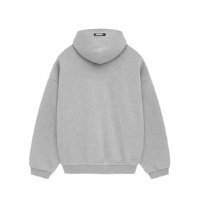 Crocheted Lined 100% Cotton Vintage Casual Autumn Hoodie Custom Color Contrast Big Logo Ironing Label Printed Hoodies Heavyweigh - Product Image 4