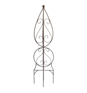 Obelisco Metálico Plegable para Jardín, Soporte para Plantas, Enrejado para Plantas Trepadoras, Flores, Enredaderas, Decoración de Jardín Exterior - Product Image 2