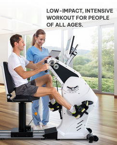 Vélo de rééducation intelligent pour personnes âgées victimes d'AVC, entraînement des membres supérieurs et inférieurs, équipement de fitness commercial - Product Image 6