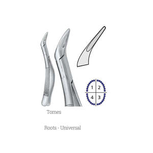 Pinces d'extraction universelles réutilisables à haute durabilité pour racines, à faible MOQ, de qualité supérieure, par Dentavex - Product Image 4