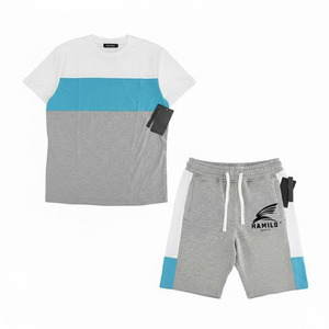 Ensemble deux pièces personnalisé pour homme : T-shirt et short assorti à bas prix, impression numérique, manches courtes - Product Image 5