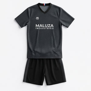 Uniforme de entrenamiento de baloncesto estilo urbano, pantalones cortos transpirables, ropa deportiva moderna para práctica de equipo MALUZA INDUSTRIES - Product Image 1