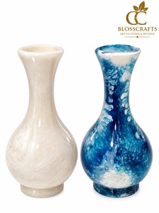 Resin <b>Vase</b> Gloss Crafts Handicraft Art Deco <b>Floor</b> <b>Vase</b> Eco-Friendly <b>White</b> - Product Image 5