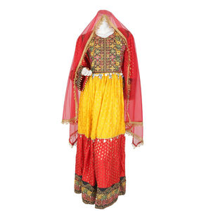 tribal women dress afghan kuchi style handmade cultural attire afghan kuchi dress traditional boho wear afghan kuchi dress - Product Image 1