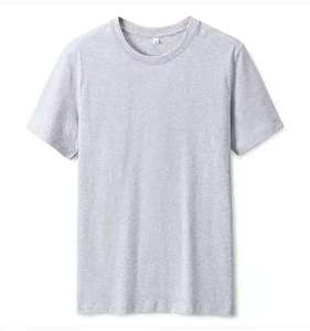 T-shirt homme 100% coton, tissu léger, couleur unie, coupe classique, pour l'été, prix de gros - Product Image 5