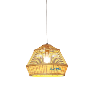 Lampe en bambou et rotin, best-seller, éclairage durable pour la décoration d'hôtel - Product Image 6
