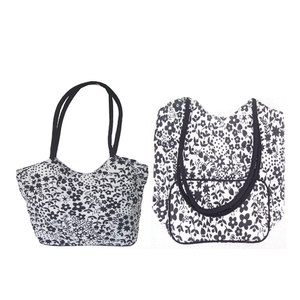 Handmade High Quality Cotton Hippie Tote <b>Bag</b> for Women Stylish Floral Printed <b>Waterproof</b> <b>Beach</b> Shoulder <b>Bag</b> <b>with</b> Zip Liner Chain - Product Image 2