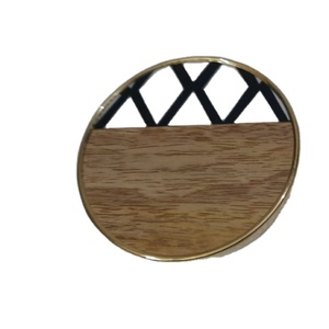 Round Wood Resin Coaster Decorative Tabletop Drink <b>Mat</b> Heat Proof Surface Protector Restaurant Cafe <b>Bar</b> - Product Image 1