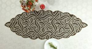 new Floral Beaded <b>Table</b> <b>Runner</b> with Embroidery Work for <b>Dining</b> Room <b>Table</b> Wedding Party and Event Decoration at cheap price - Product Image 2